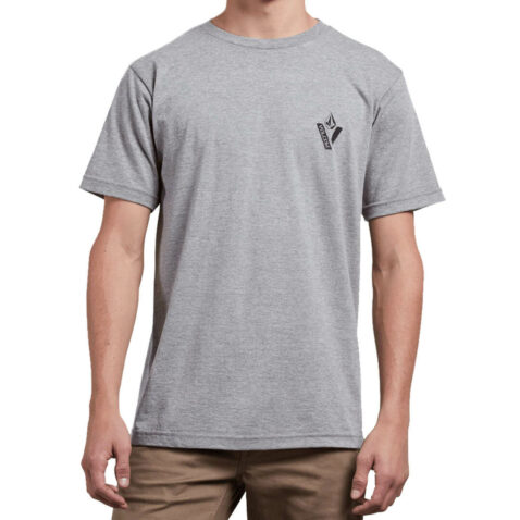 Volcom Cut Out Short Sleeve T-Shirt Heather Grey