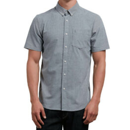 Volcom Everett Oxford Short Sleeve Shirt Black