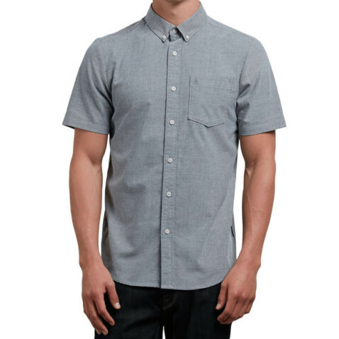 Volcom Everett Oxford Short Sleeve Shirt Black