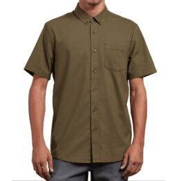 Volcom Everett Oxford Short Sleeve Shirt Military