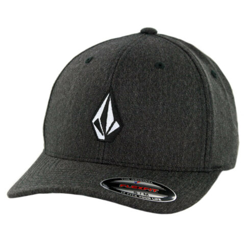 Volcom Full Stone Heather Flexfit Hat Charcoal Heather