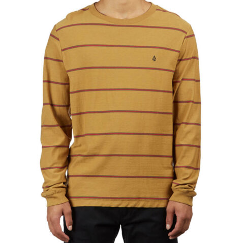 Volcom Randall Crew Long Sleeve T-Shirt Old Gold