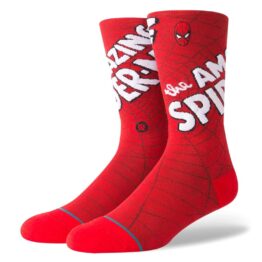 Stance Amazing Spiderman Sock Red