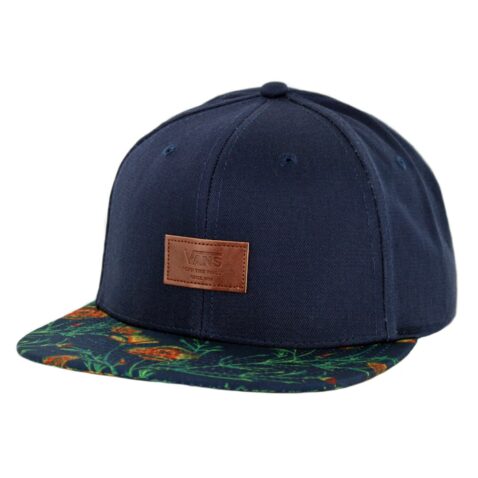 Vans Allover It Snapback Hat Dress Blues Wildflower