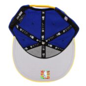 New Era 9Fifty Golden State Warriors The Town Snapback Hat Royal Blue Yellow-Inside