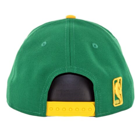 New Era 9Fifty Golden State Warriors The Town Snapback Hat Kelly Green Gold - Image 2
