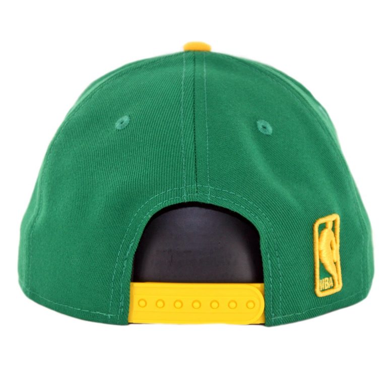 New Era 9Fifty Golden State Warriors The Town Snapback Hat Kelly Green Gold-Back New Era 9Fifty Golden State Warriors The Town Snapback Hat Kelly Green Gold-Back