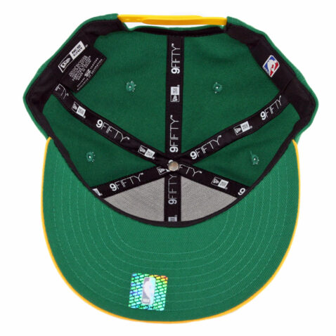 New Era 9Fifty Golden State Warriors The Town Snapback Hat Kelly Green Gold - Image 3