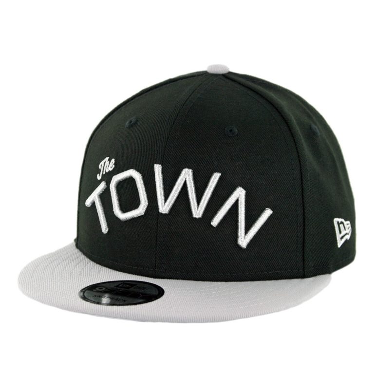 New Era 9Fifty Golden State Warriors The Town Snapback Hat Black Metallic Silver Grey