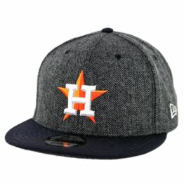 New Era 9Fifty Houston Astros Pattern Pop Snapback Hat Heather Graphite Dark Navy