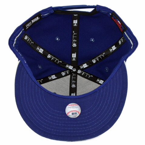 New Era 9Fifty Los Angeles Dodgers Callout Trim Snapback Hat Dark Royal
