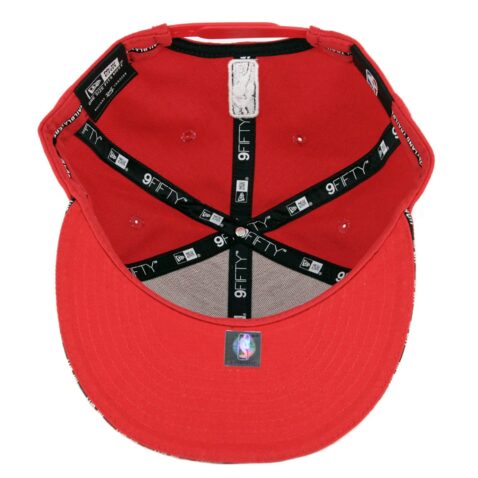 New Era 9Fifty Portland Trail Blazers Callout Trim Snapback Hat Red