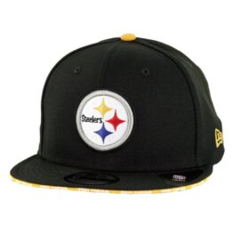 New Era 9Fifty Pittsburgh Steelers Callout Trim Snapback Hat Black