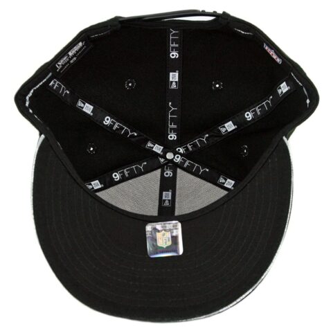 New Era 9Fifty Oakland Raiders Callout Trim Snapback Hat Black