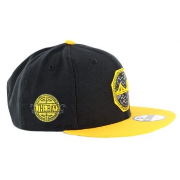 New Era 9Fifty Golden State Warriors City Series 2018 Snapback Hat Black Yellow
