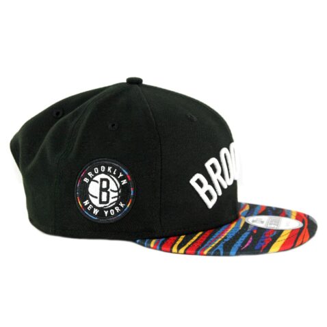 New Era 9Fifty Brooklyn Nets City Series 2018 Snapback Hat Black - Image 2