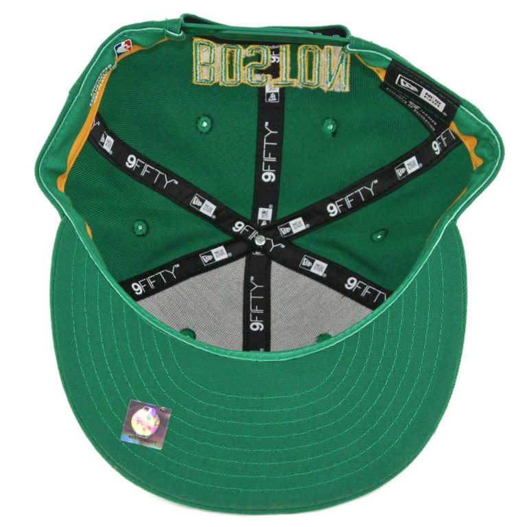 New Era 9Fifty Boston Celtics Alternate City Series 2018 Snapback Hat Kelly Green-Inside New Era 9Fifty Boston Celtics Alternate City Series 2018 Snapback Hat Kelly Green-Inside
