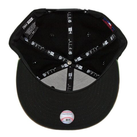 New Era 9Fifty San Diego Padres Cali State Snapback Hat Black Woodland Camo - Image 3