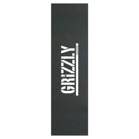 Grizzly Black Clear Text Griptape Black