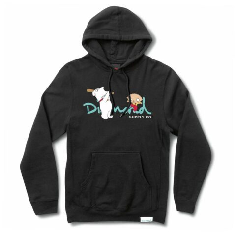 Diamond Supply Co x Family Guy OG Hooded Sweatshirt Black