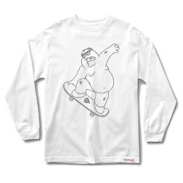 Diamond Supply Co x Family Guy Peter Griffin Long Sleeve T-Shirt White