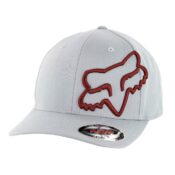 Fox Head Clouded Flexfit Hat Grey Red