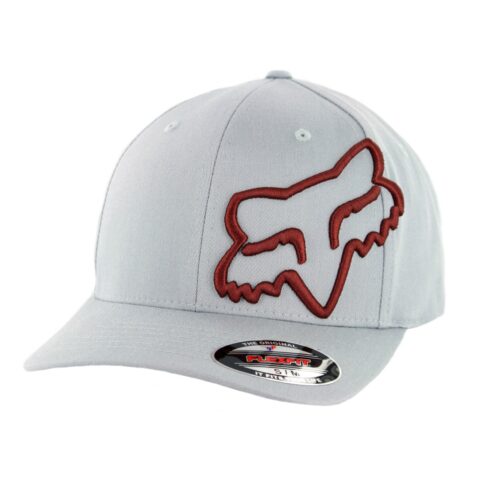Fox Head Clouded Flexfit Hat Grey Red