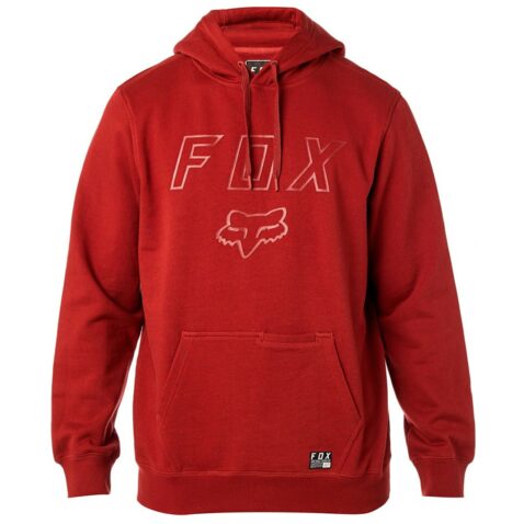 FOX Tracer Pullover Fleece Hooded Sweatshirt Bordeaux