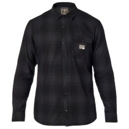 FOX Voyd Flannel Shirt Black Vintage