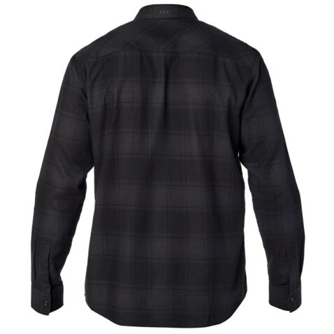 FOX Voyd Flannel Shirt Black Vintage