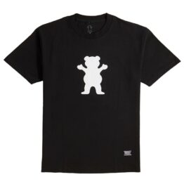 Grizzly OG Bear Basic T-Shirt Black White