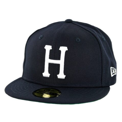 HUF Classic H New Era 59Fifty Fitted Hat Mood Indigo