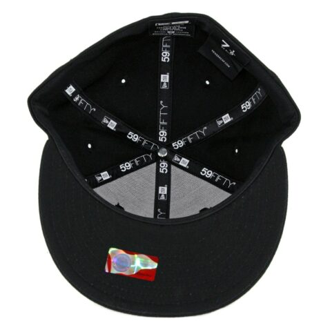 New Era 59Fifty San Diego State University Aztecs Blackout Fitted Hat Black
