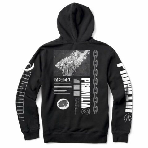 Primitive Wake Hooded Sweatshirt Black