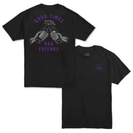 Sketchy Tank Good Times T-Shirt Black Purple