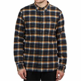 Vans Banfield III Flannel Shirt Black Rubber