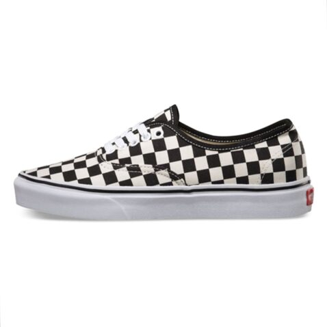 Vans Golden Coast Authentic Shoe Black White Checkerboard
