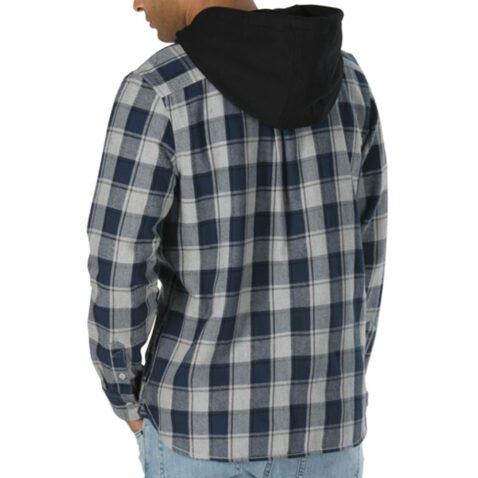 Vans Lopes Shirt Dress Blues Grey Heather