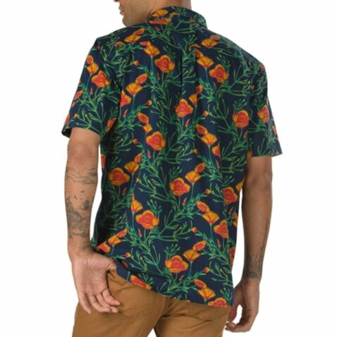 Vans Poppy Short Sleeve Button Up Shirt Wildflower