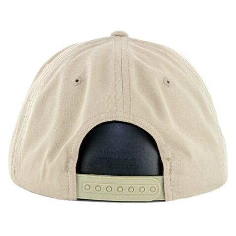 Hard Luck Circle Patch Snapback Hat Khaki