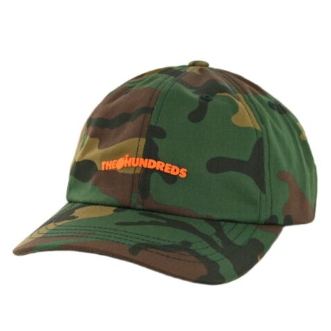 The Hundreds Bar Dad Strapback Hat Camo