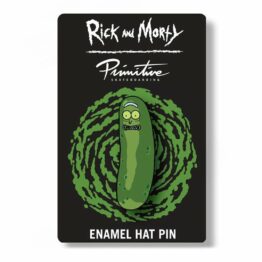 Primitive x Rick & Morty Pickle Rick Pin