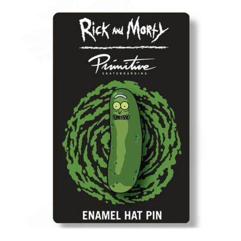 Primitive x Rick & Morty Pickle Rick Pin