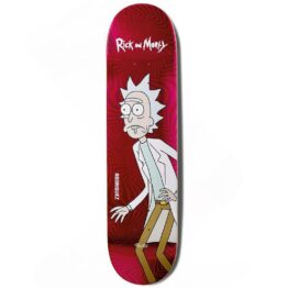 Primitive x Rick & Morty Rodriguez Rick Skateboard Deck Pink