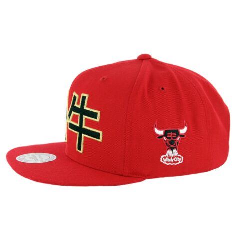 Mitchell & Ness Chicago Bulls Chinese New Year 2019 Snapback Hat Red