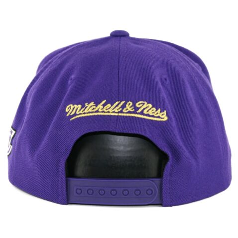 Mitchell & Ness Los Angeles Lakers Chinese New Year 2019 Snapback Hat Purple - Image 3