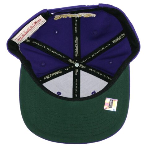 Mitchell & Ness Los Angeles Lakers Chinese New Year 2019 Snapback Hat Purple - Image 4