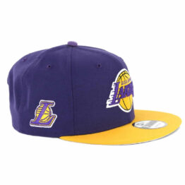 New Era 9Fifty Los Angeles Lakers TC 2 T Link Snapback Purple Gold