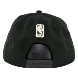 New Era 9Fifty Los Angeles Lakers Snapback Hat Black Metallic Silver