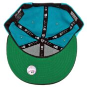 New Era 9Fifty Florida Marlins Cooperstown Logo Pack Snapback Hat Teal-Inside